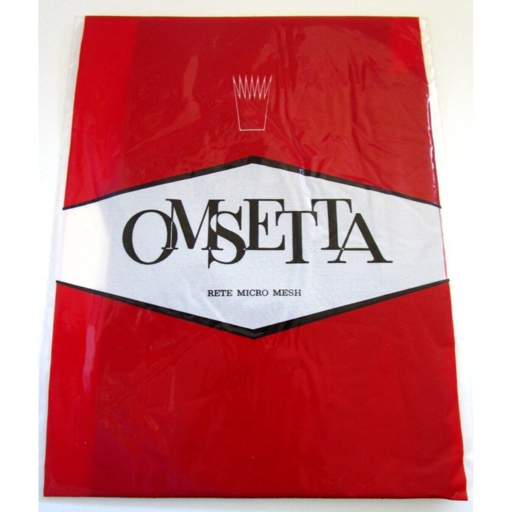 VTG OMSA 9-1/2 OMSETTA 20 DEN  Color 21 FORLION Micro Mesh Stockings Italy #227